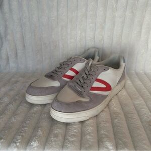 Tretorn Rawlins Sneakers Gray/White/Red – Women’s 8.5
